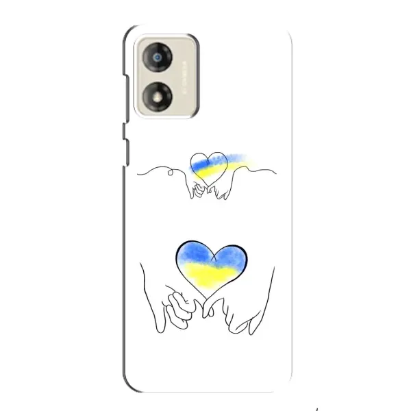 Чохол з принтом «Мир Україні» для Motorola MOTO E13 Чохол з принтом «Мир Україні» для Motorola MOTO E13