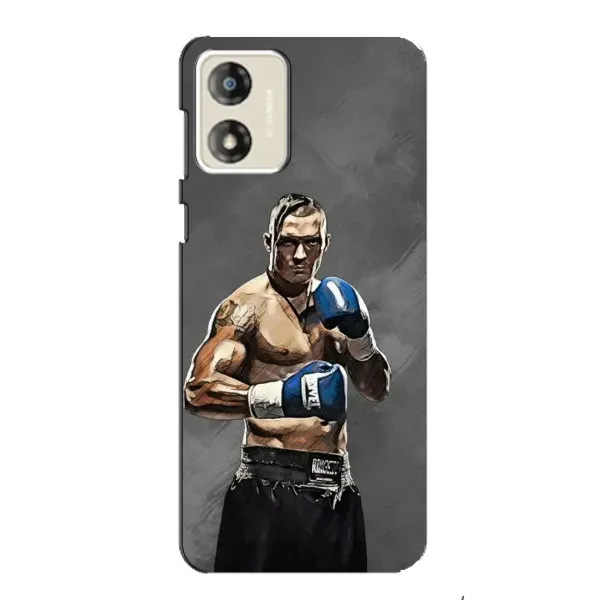 Чехол с принтом «Александр Усик» для Motorola MOTO E13