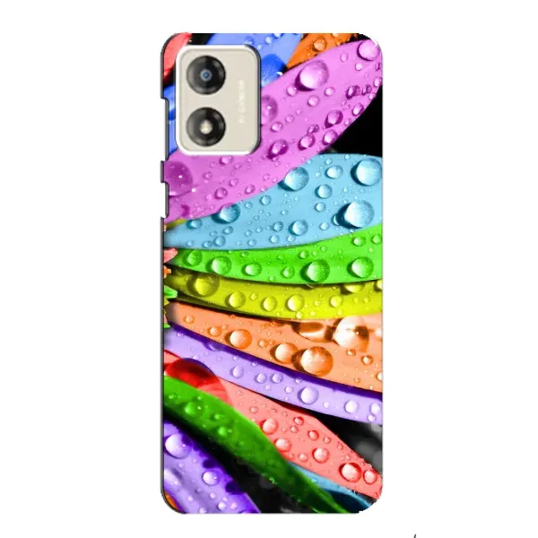 Чехол с принтом «Семицветик» для Motorola MOTO E13