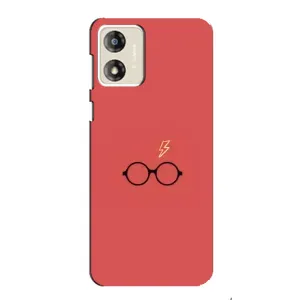 Чехлы с Гарри Поттером для Motorola MOTO E13 (AlphaPrint) (шрам и очки)