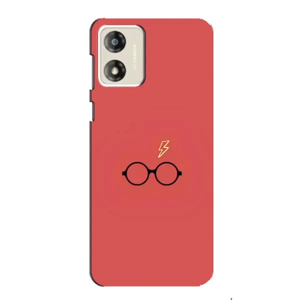 Чехол с принтом «шрам и очки» для Motorola MOTO E13 Чехол с принтом «шрам и очки» для Motorola MOTO E13