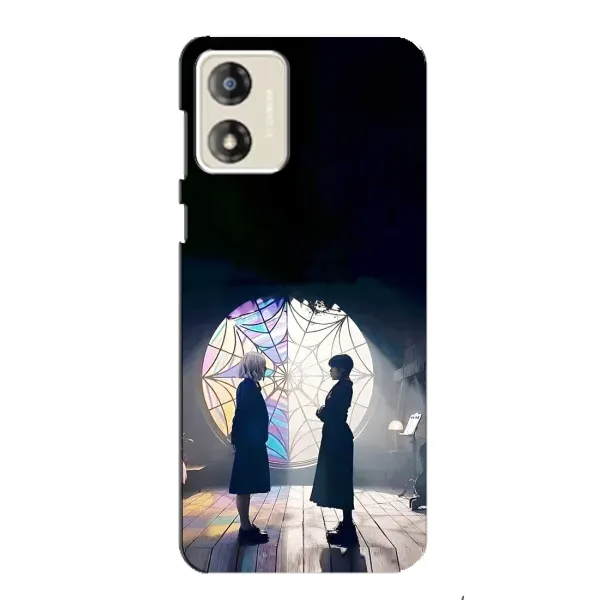 Чехол с принтом «Уэнздей и Инид» для Motorola MOTO E13 Чехол с принтом «Уэнздей и Инид» для Motorola MOTO E13