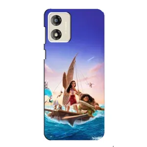 Чохол з мультфільмом Ваяна Motorola MOTO E13 (Команда Ваяна Мауї)