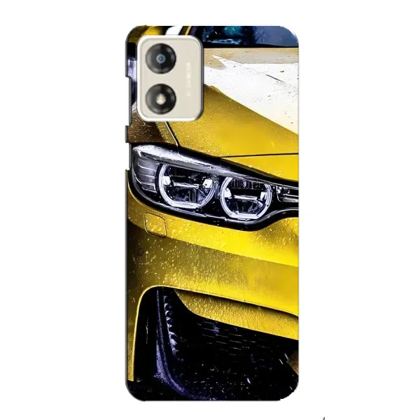 Чехол с принтом «Желтая машина» для Motorola MOTO E13
