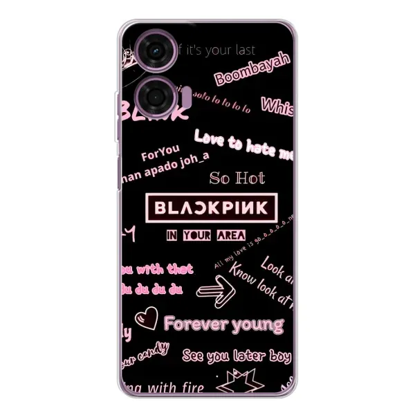 Чехол с принтом «BLACKPINK» для Motorola Moto E14