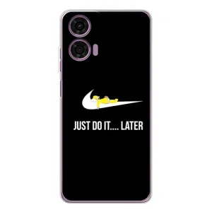 Чехол с Симпсонами для Motorola Moto E14 (VPrint) (Гомер Later)