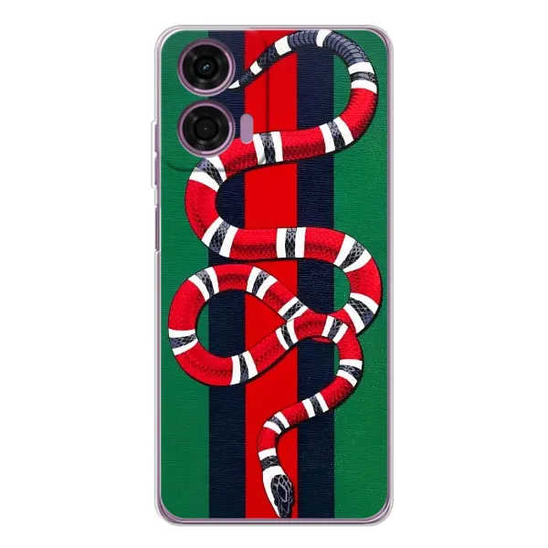 Чохол з принтом «Gucci змія» для Motorola Moto E14