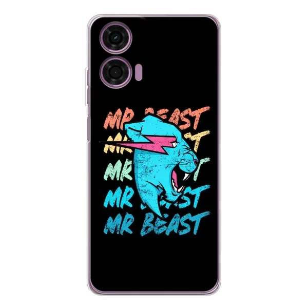 Чехол с принтом «logo Mr beast» для Motorola Moto E14