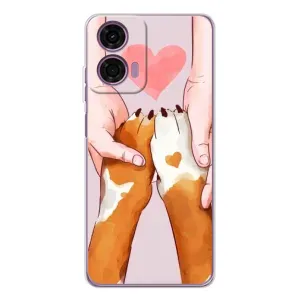 Чохли з собаками для Motorola Moto E14 (VPrint) (Любовь до собак)