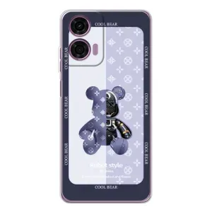 Круті Чохли Луі Віттон для Motorola Moto E14 (AlphaPrint) (Медведик LV)