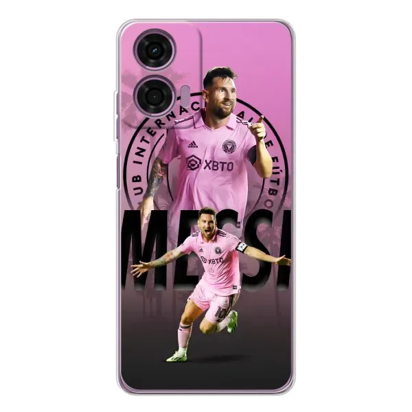 Чехол с принтом «Messi Miami» для Motorola Moto E14