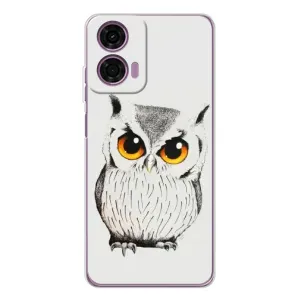 Чохол з пташками на Motorola Moto E14 (VPrint) (Мила Сова)