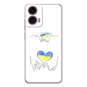Чохол для Патріота України Motorola Moto E14 - (AlphaPrint) (Мир Україні)