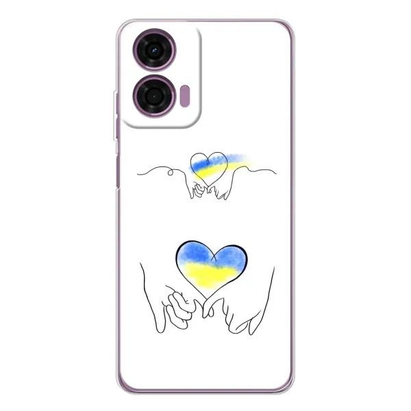 Чехол с принтом «Мир Украине» для Motorola Moto E14 Чехол с принтом «Мир Украине» для Motorola Moto E14