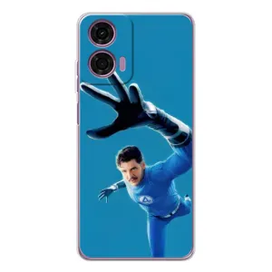 Чехол с принтом Фантастическая четверка для Motorola Moto E14 (Мистер Фантастик супергерой)