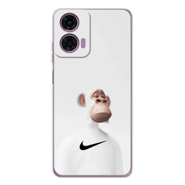 Чехол с принтом «обезьяна NFT Nike» для Motorola Moto E14