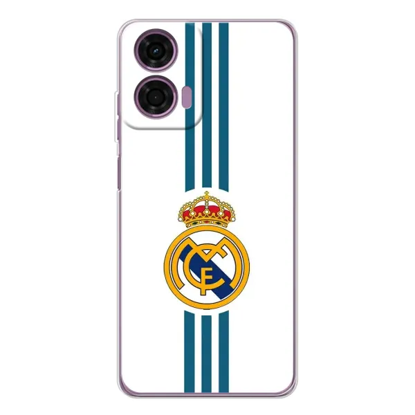 Чехол с принтом «Реал Мадрид на белом» для Motorola Moto E14
