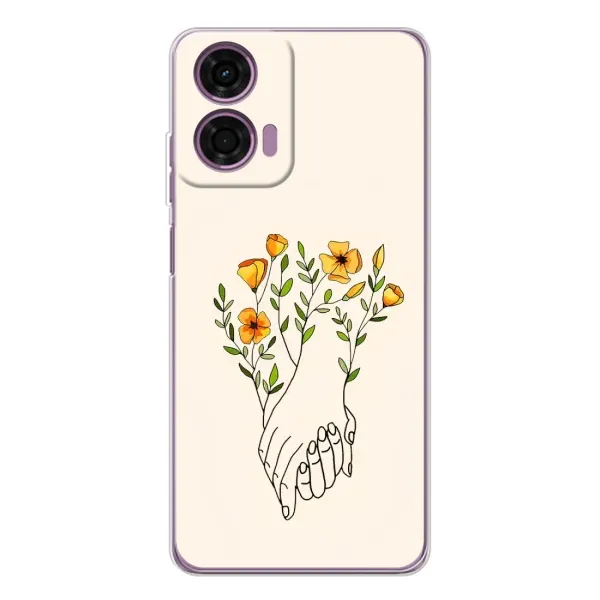 Чехол с принтом «Руки любви» для Motorola Moto E14 Чехол с принтом «Руки любви» для Motorola Moto E14