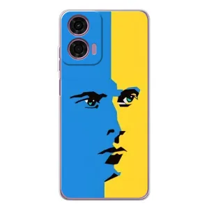Украинские Чехлы для Motorola Moto E14 с картинкой УПА (AlphaPrint) (Степан Бандера)