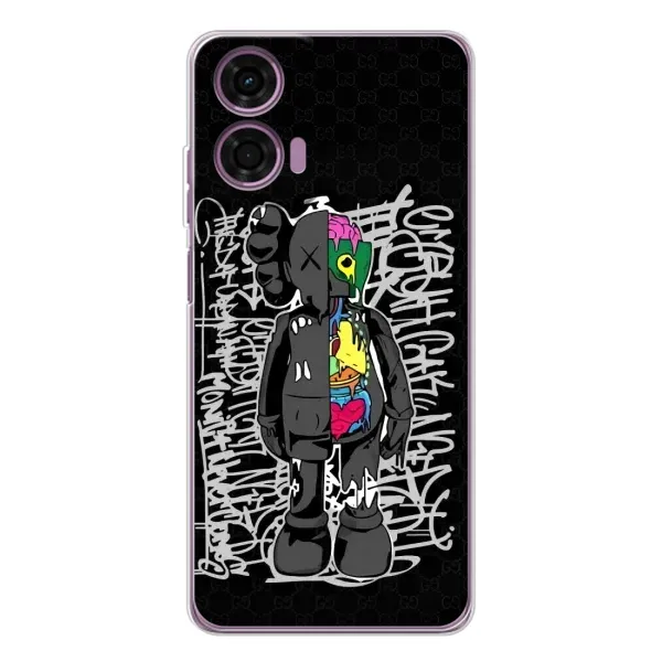 Чехол с принтом «Стиль Bearbrick» для Motorola Moto E14