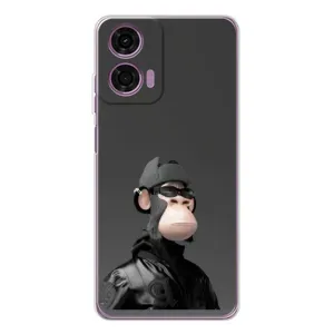 Чохли з Мавпами NFT для Motorola Moto E14 (AlphaPrint) (стильна мавпа NFT)