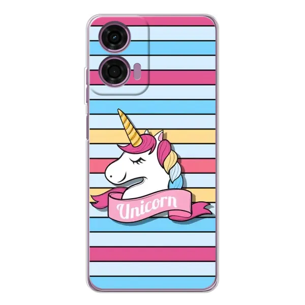 Чехол с принтом «Unicorn» для Motorola Moto E14