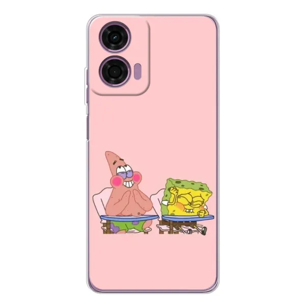 Чехол с принтом «За партой» для Motorola Moto E14