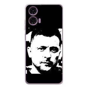 Чохол для Motorola Moto E14 (AlphaPrint - с принтом Зеленського)