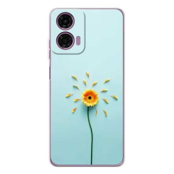 Чехол с принтом «Желтый цветок» для Motorola Moto E14 Чехол с принтом «Желтый цветок» для Motorola Moto E14