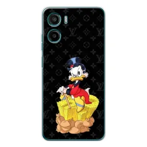 Чехлы для Motorola Moto E15 - Скрудж МакДак Louis Vuitton (PREMIUMPrint) (Богатство Макдака)