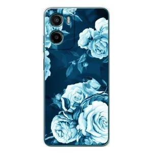 Чехлы (ART) Цветы на Motorola Moto E15 (VPrint) (Блактині бутони)