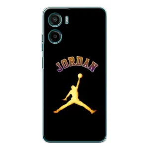 Чехлы для Motorola Moto E15 - с картинкой JORDAN (AlphaPrint) (Jordan Gold)