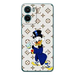 Чехлы для Motorola Moto E15 - Скрудж МакДак Louis Vuitton (PREMIUMPrint) (Макдак на стиле)