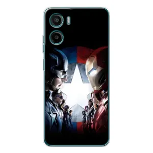 Чехлы с героями Марвел Motorola Moto E15 (VPrint)