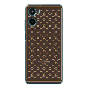Чехлы Луи Витон для Motorola Moto E15 (AlphaPrint - LOUIS VUITTON) (обои LV)