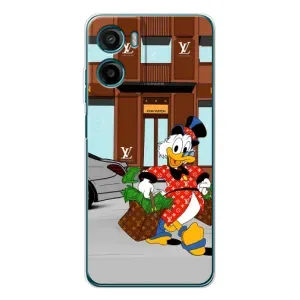 Чехлы для Motorola Moto E15 - Скрудж МакДак Louis Vuitton (PREMIUMPrint) (Скрудж ЛВ)