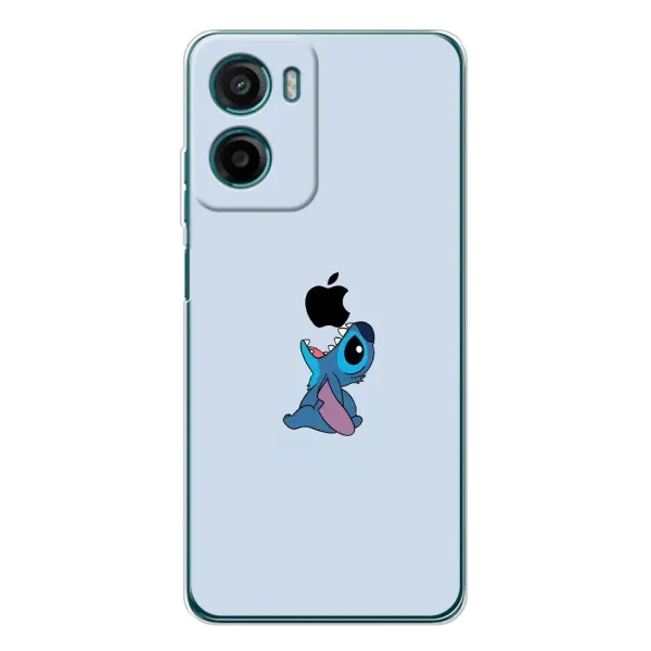 Чехол с принтом «Stitch apple» для Motorola Moto E15 Чехол с принтом «Stitch apple» для Motorola Moto E15