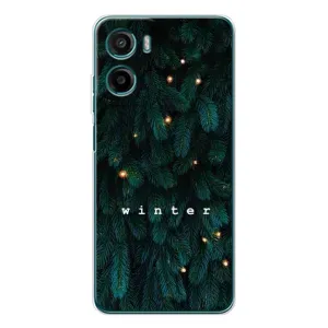 Новогодние, Праздничные Чехлы для Motorola Moto E15 - 2024 год (Winter)