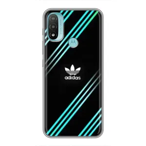 Чохли Адидас для Motorola MOTO E20 (AlphaPrint) (Адідас з полосами)