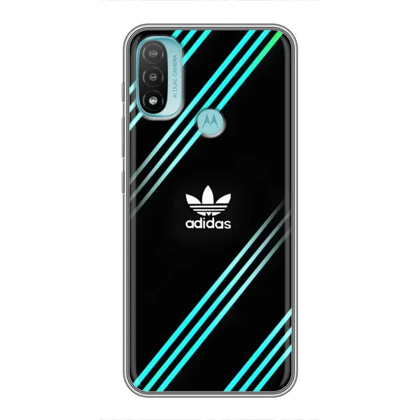 Чохол з принтом «Адідас з полосами» для Motorola MOTO E20