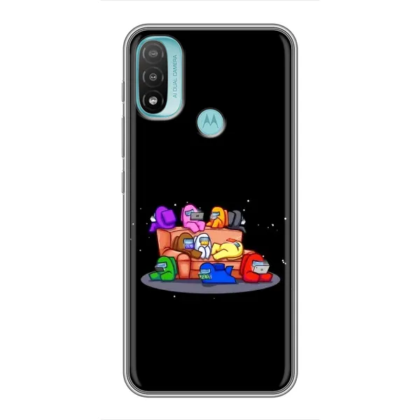 Чехол с принтом «Амонг-ас» для Motorola MOTO E20