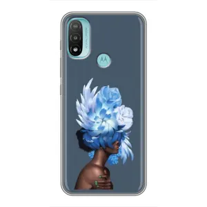Чехлы (ART) Цветы на Motorola MOTO E20 (VPrint) (Квіти на голові)