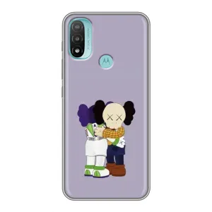 Чохли для Motorola MOTO E20 - Bearbrick Louis Vuitton (PREMIUMPrint) (Дружба Беарбрік)
