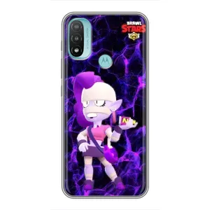 Чехлы Brawl Stars для Motorola MOTO E20 (AlphaPrint) (Емз Бравл Старс)