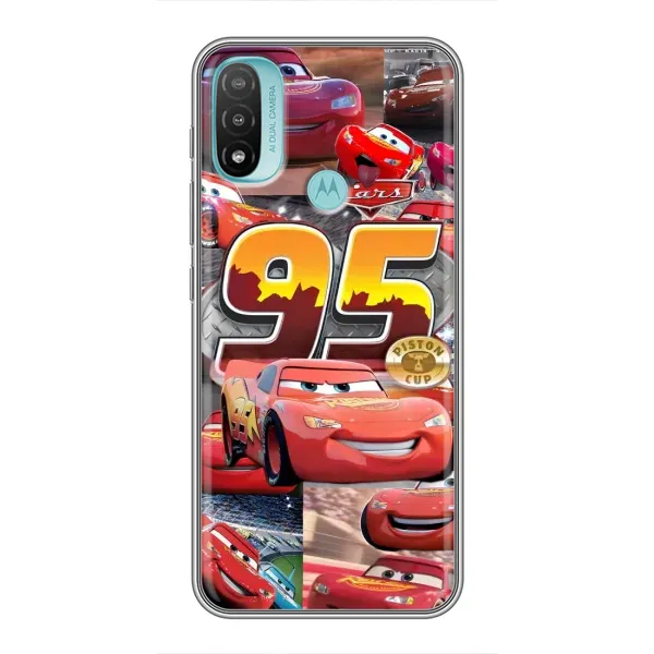 Чехол с принтом «Коллаж Молния Маквин» для Motorola MOTO E20