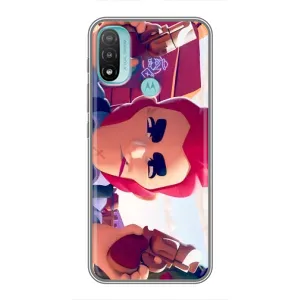 Чехол для Motorola MOTO E20 Бравл Старс (VPrint) (Кольт)