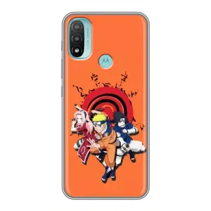 Naruto Anime Чохли для Моторола МОТО Е20 (AlphaPrint) (команда Наруто)