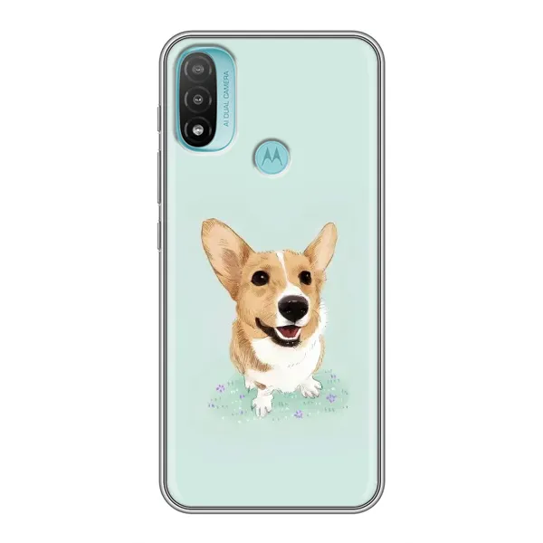 Чехол с принтом «Корги» для Motorola MOTO E20