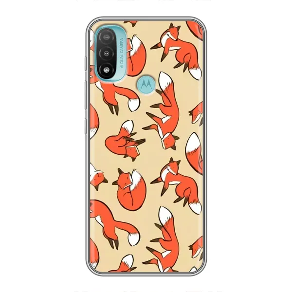 Чохол з принтом «Лисички» для Motorola MOTO E20 Чохол з принтом «Лисички» для Motorola MOTO E20