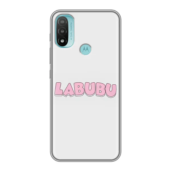 Чохол з принтом «Лого Лабубу» для Motorola MOTO E20